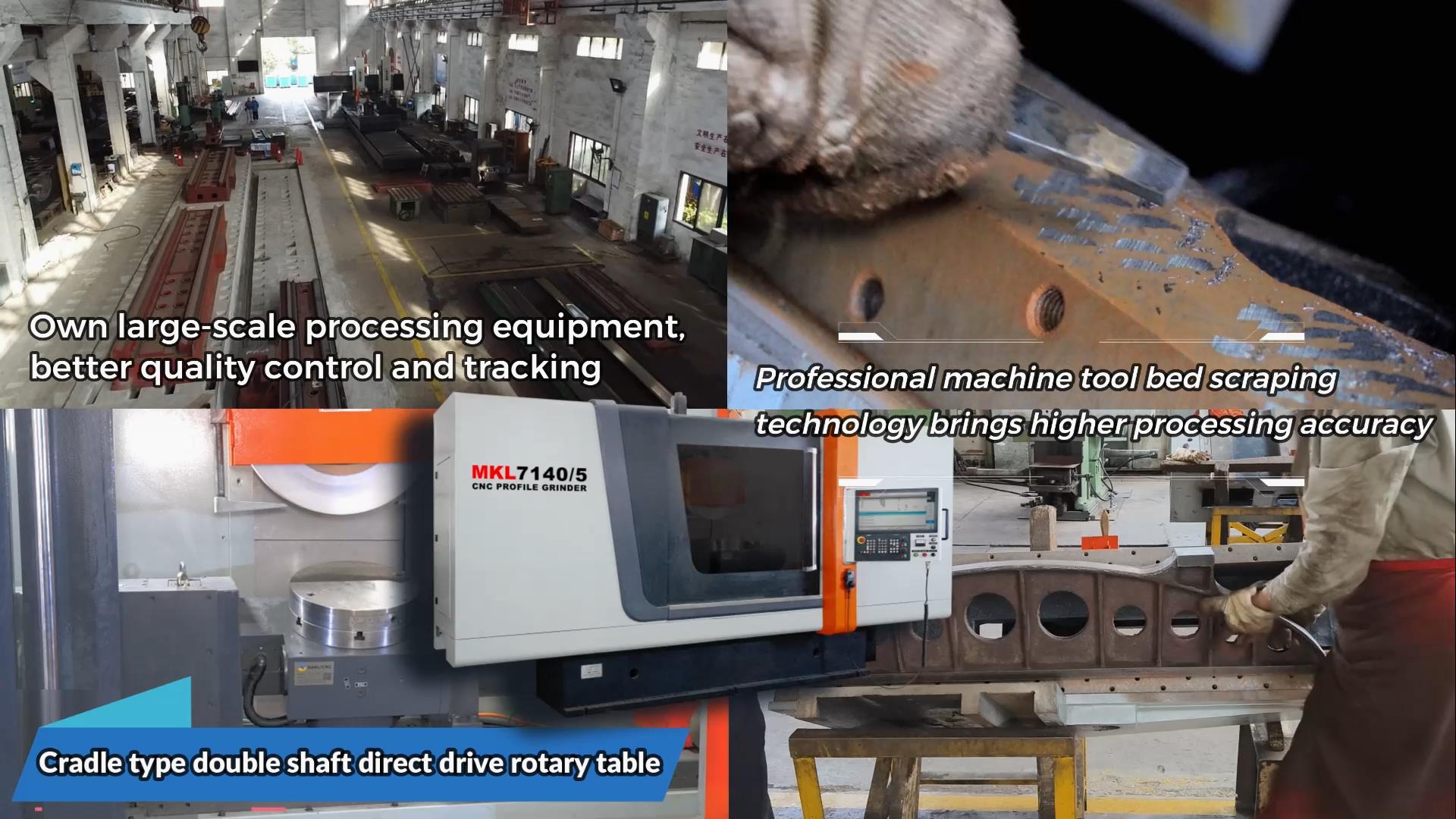 The Art and Science of Hand-Scraping Machine Tool Bed Castings(MKL 7140 5-Axis surface & profile cnc grinding center)