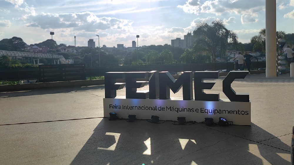 Splendid moments of our company at the FEIMEC machinery exhibition in Brazil