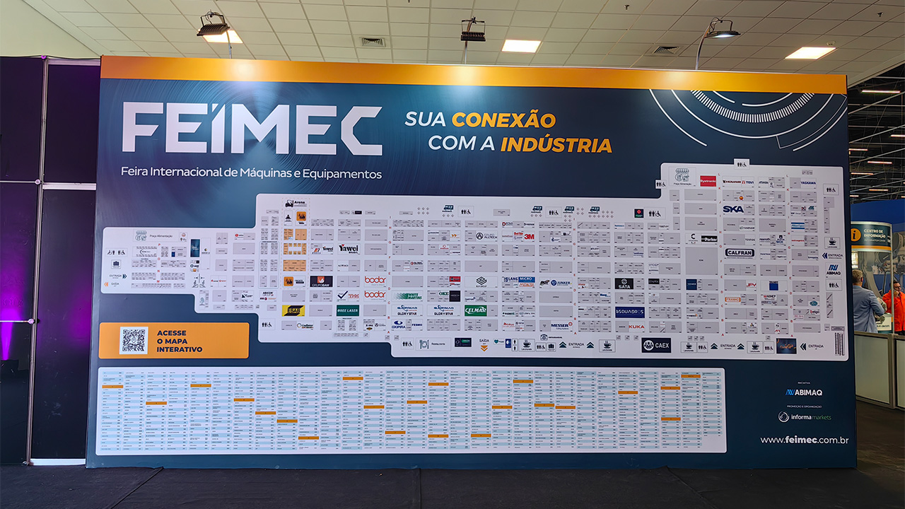 jianye unity FEIMEC machinery exhibition in Brazil