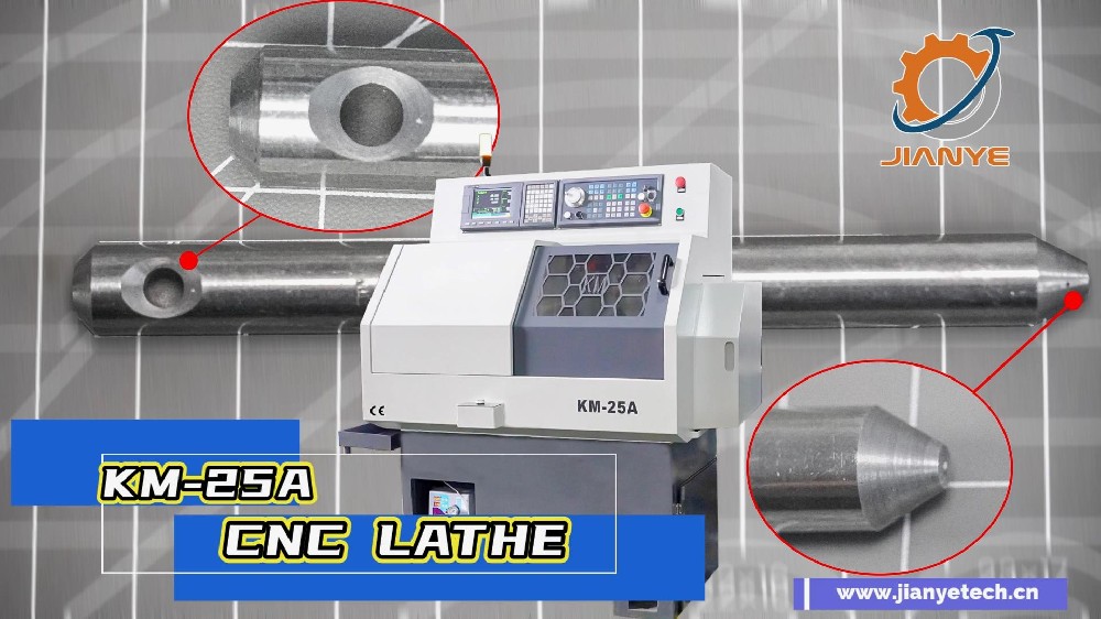 Processing of long bars without center rest. A CNC lathe with both economy and processing efficiency