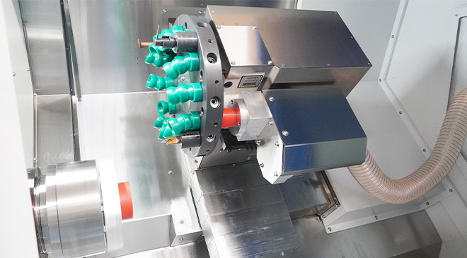 Rubber chip collect by strong suction in turret.jpg