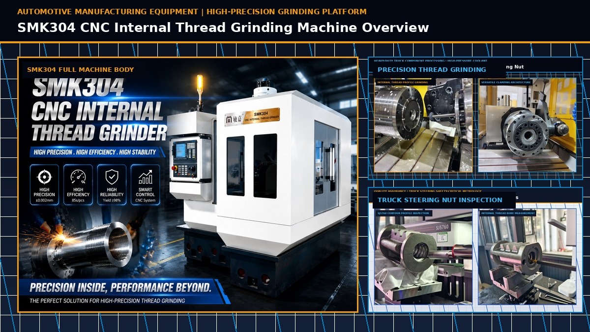 SMK304 CNC internal thread grinding machine standalone equipment overview